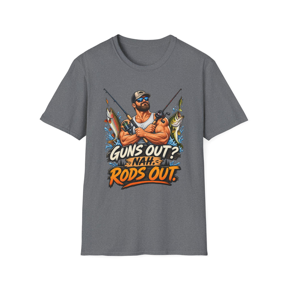 Guns Out NAH Rods Out T-Shirt