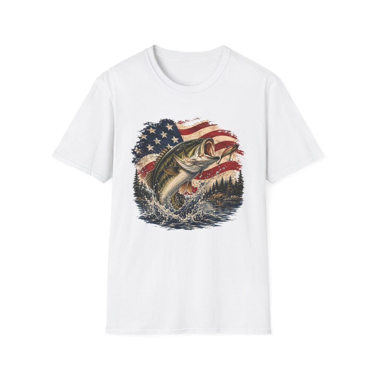 Hooked on Freedom - Bass T-Shirt
