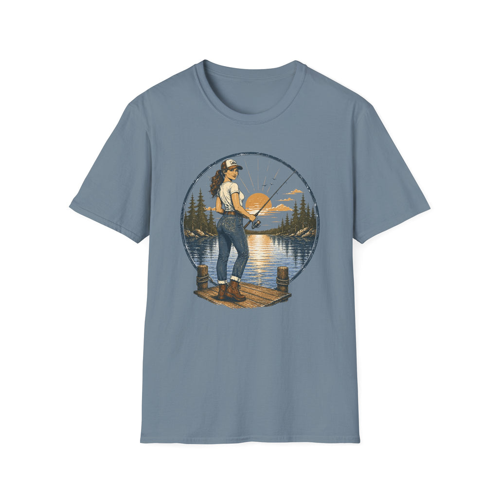 She Likes Fishing T-Shirt