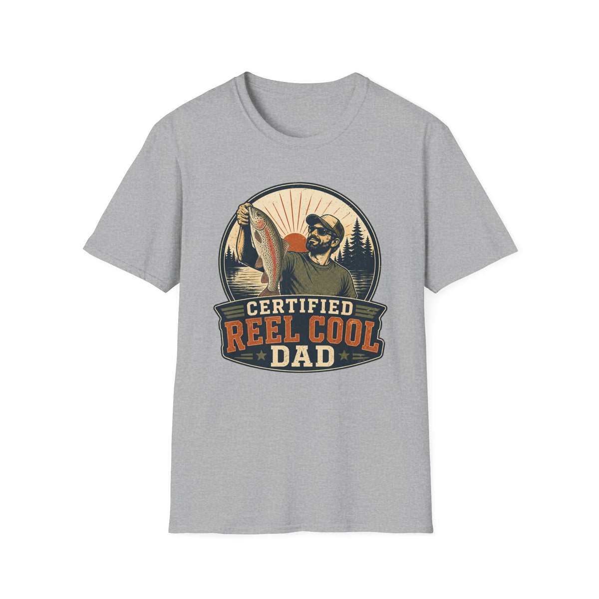 Certified Cool Dad T-Shirt - Trout
