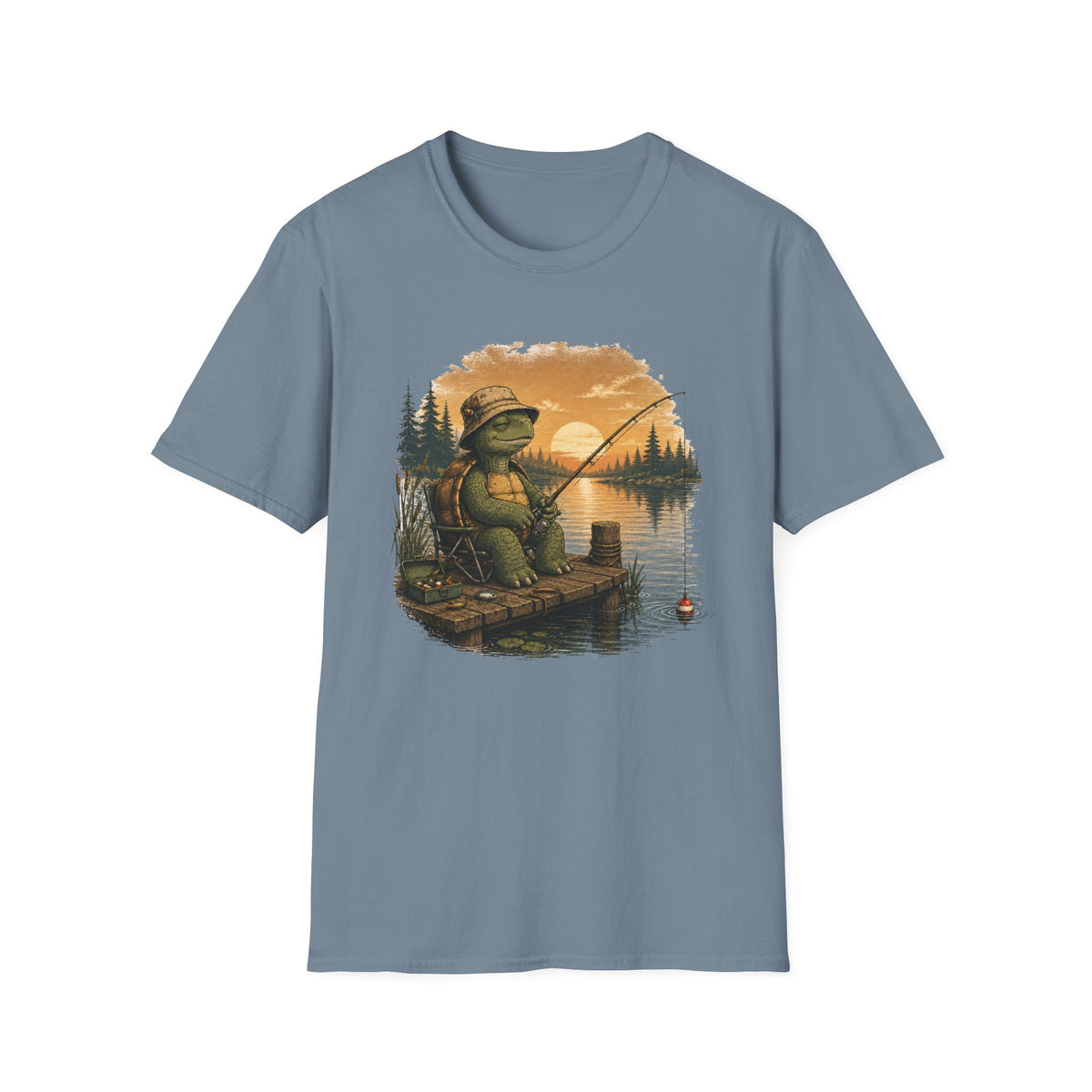 Turtle Fishing T-Shirt