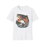 American Flag Trout T-Shirt