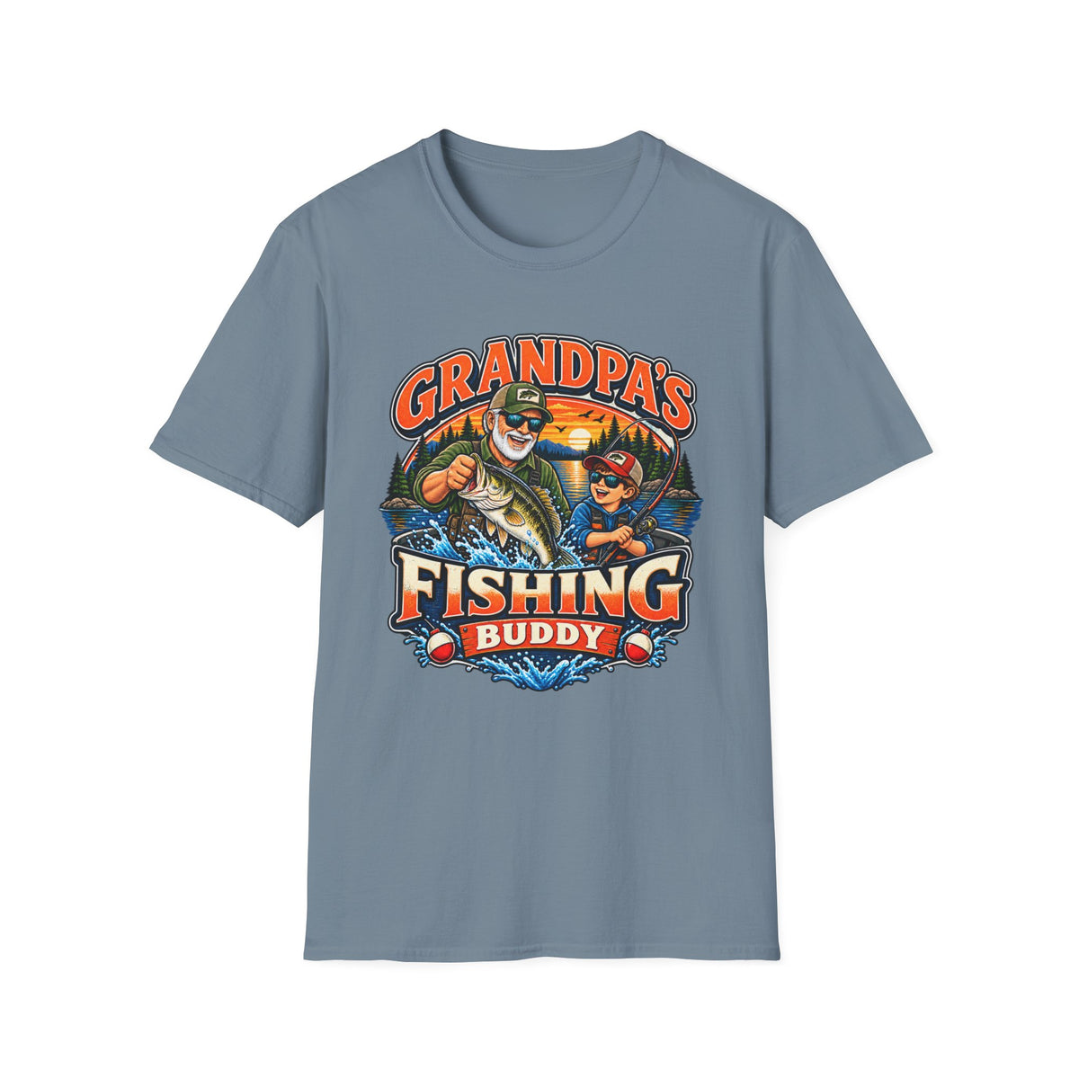 Grandpa's Fishing Buddy T-Shirt