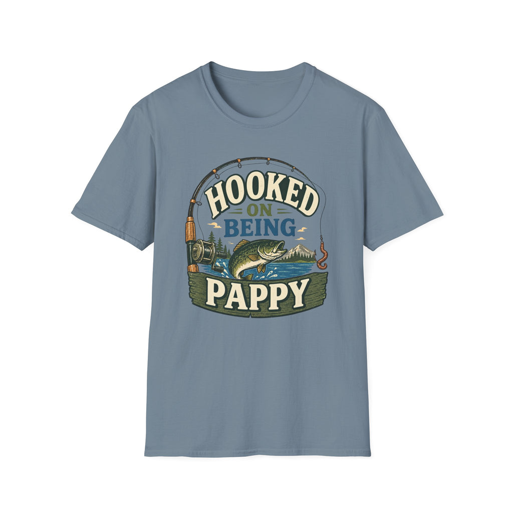 Hooked on Being Pappy T-Shirt