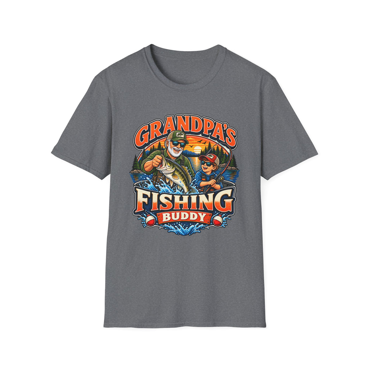 Grandpa's Fishing Buddy T-Shirt