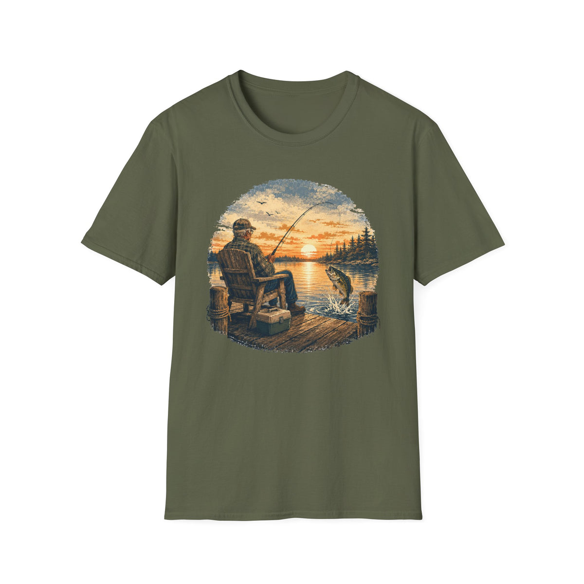 Grandpa Gone Fishing T-Shirt