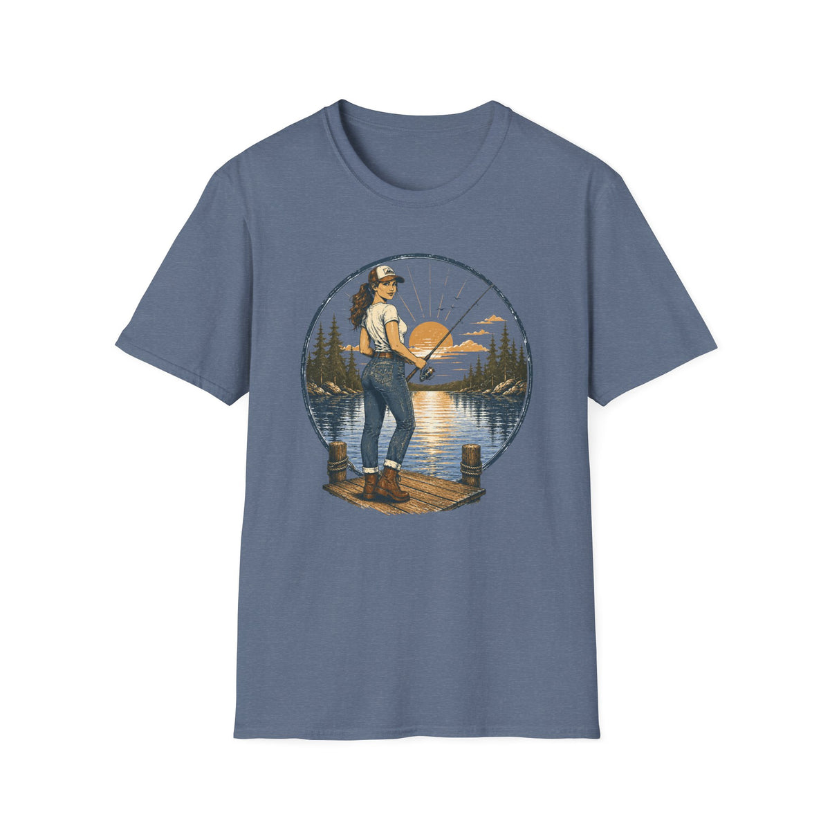 She Likes Fishing T-Shirt