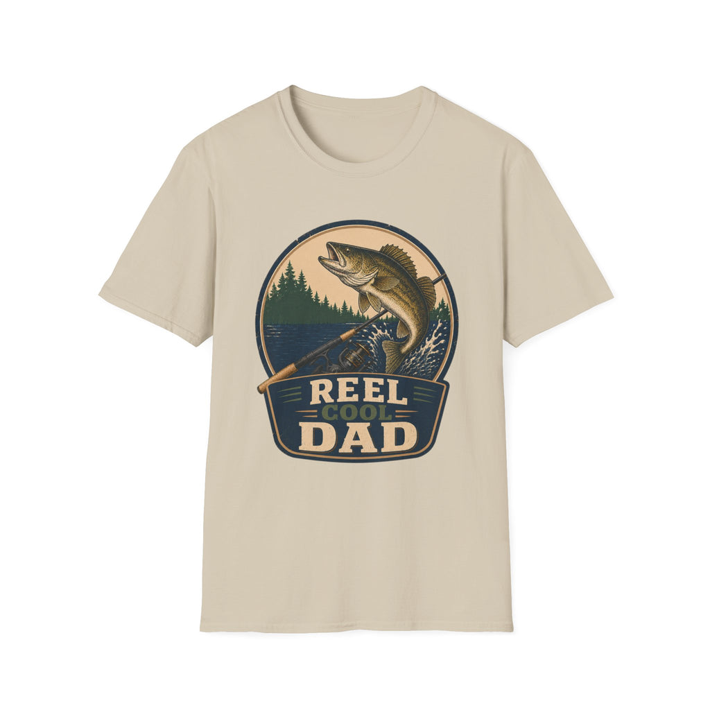 Reel Cool Dad T-Shirt - Walleye