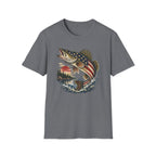 American Flag Walleye T-Shirt