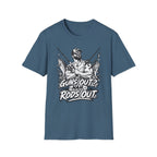 Guns Out NAH Rods Out BW T-Shirt