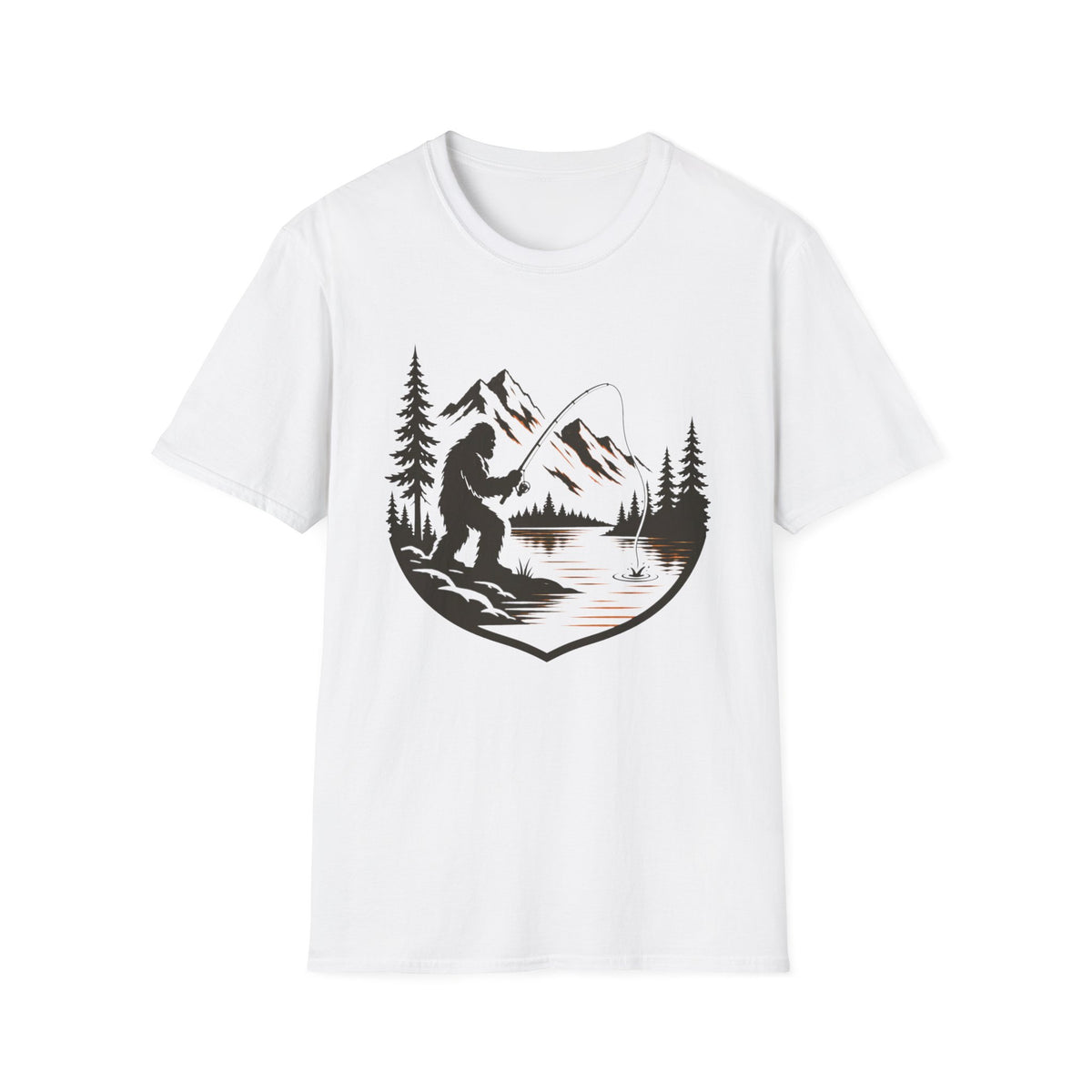 Bigfoot - River Fishing T-Shirt