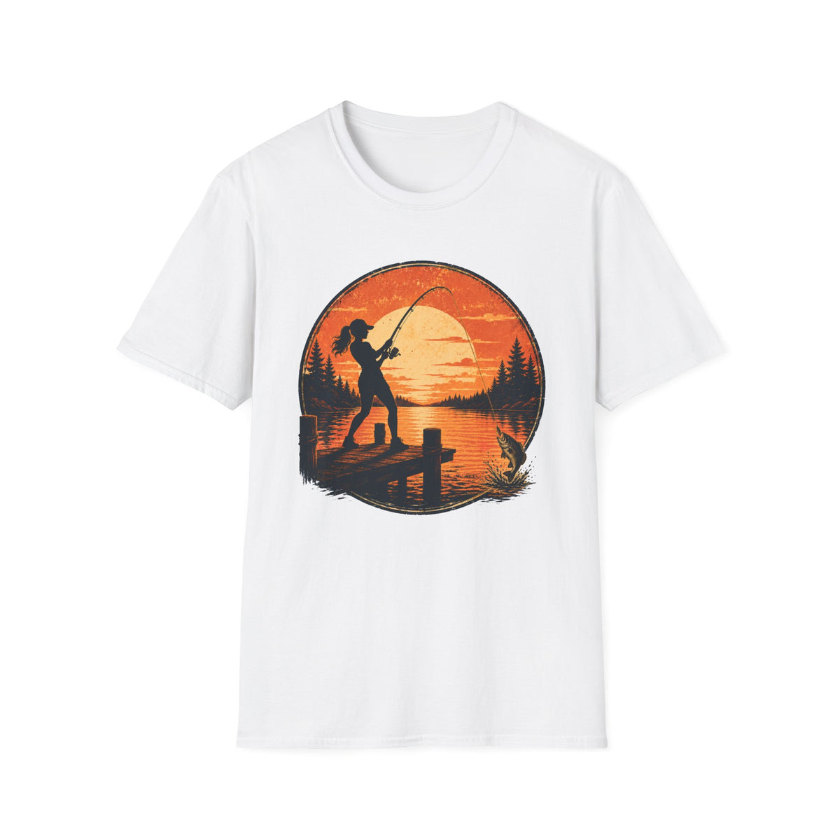 She Fishes T-Shirt