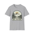 Off To Fish T-Shirt - Stream