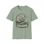 Hooked on Being Grandpa T-Shirt