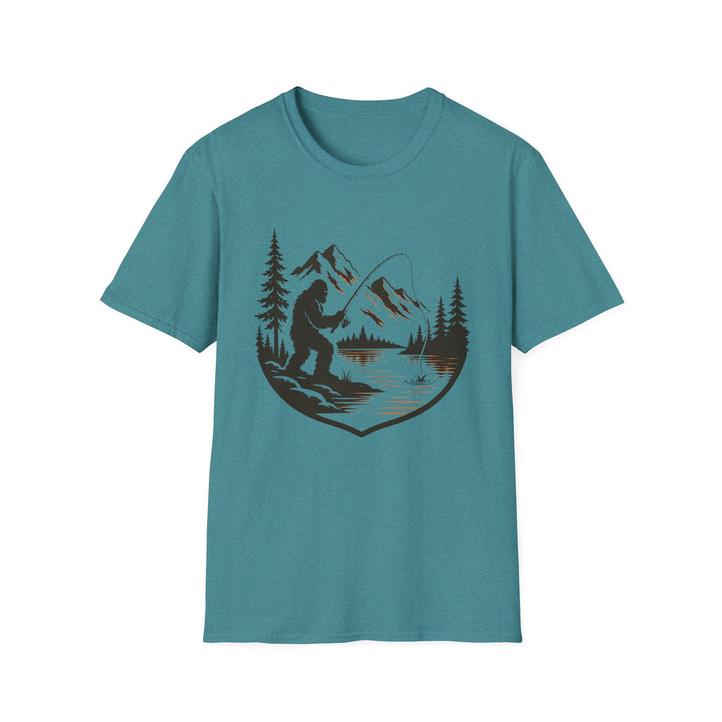 Bigfoot - River Fishing T-Shirt