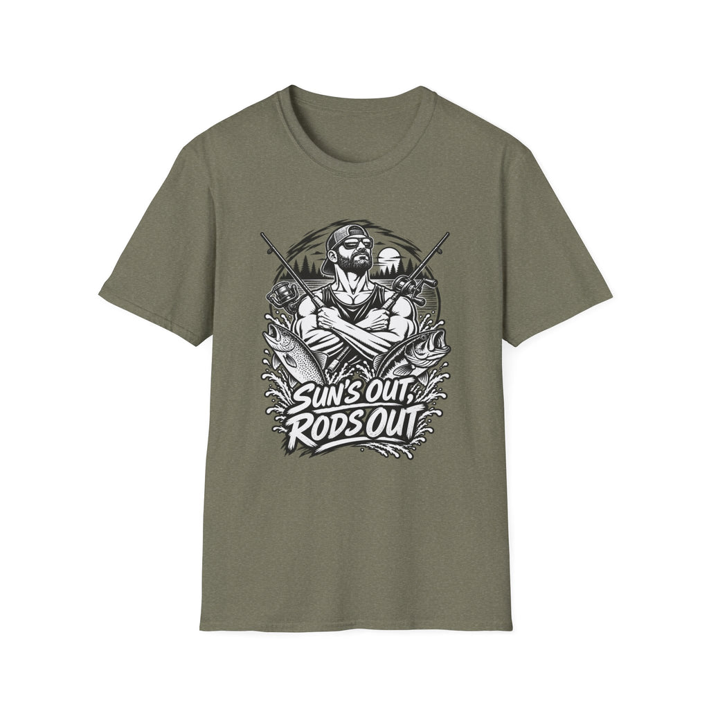 Suns Out Rods Out BW T-Shirt