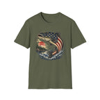 American Flag Catfish T-Shirt