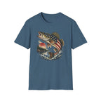 American Flag Walleye T-Shirt