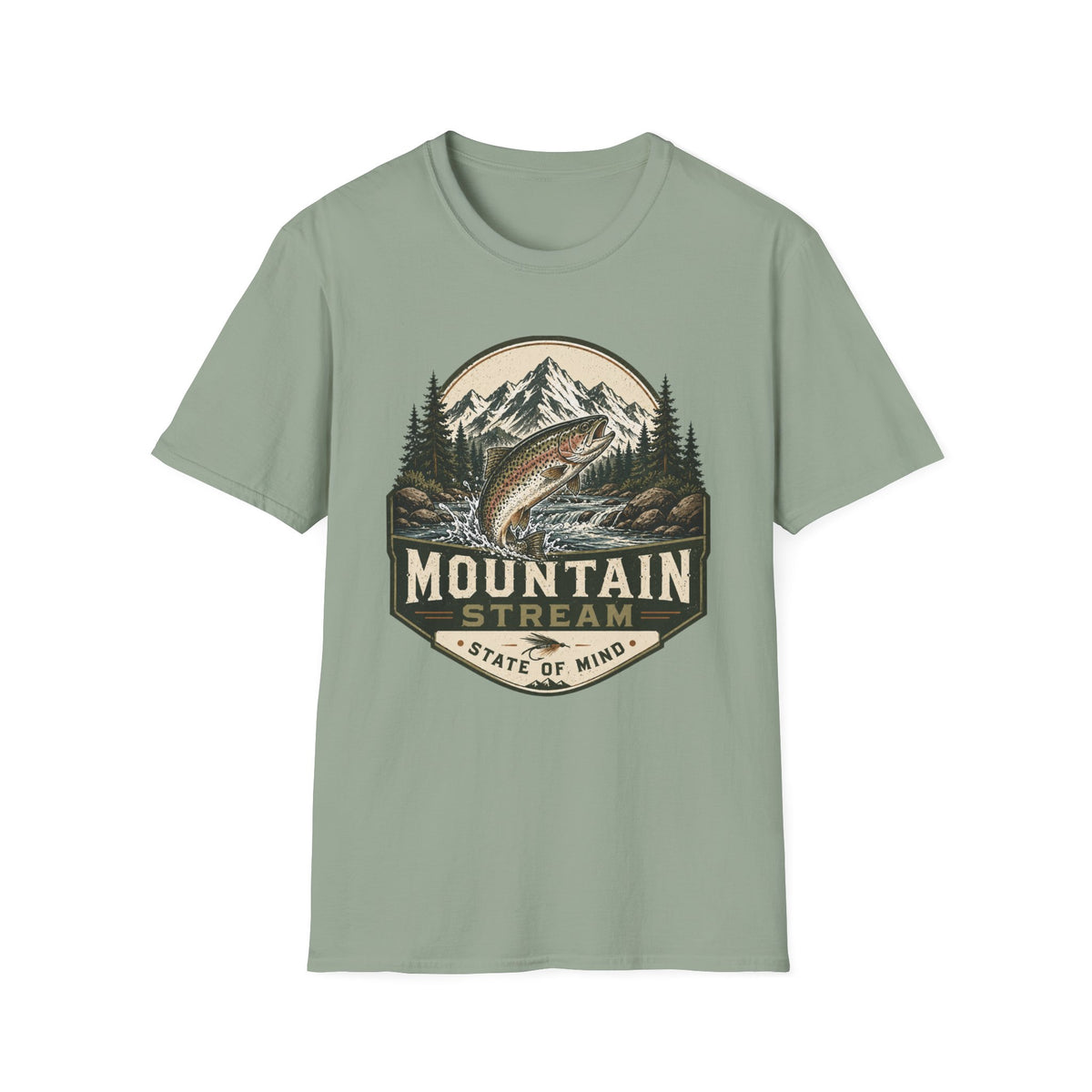 Mountain Stream State of Mind T-Shirt