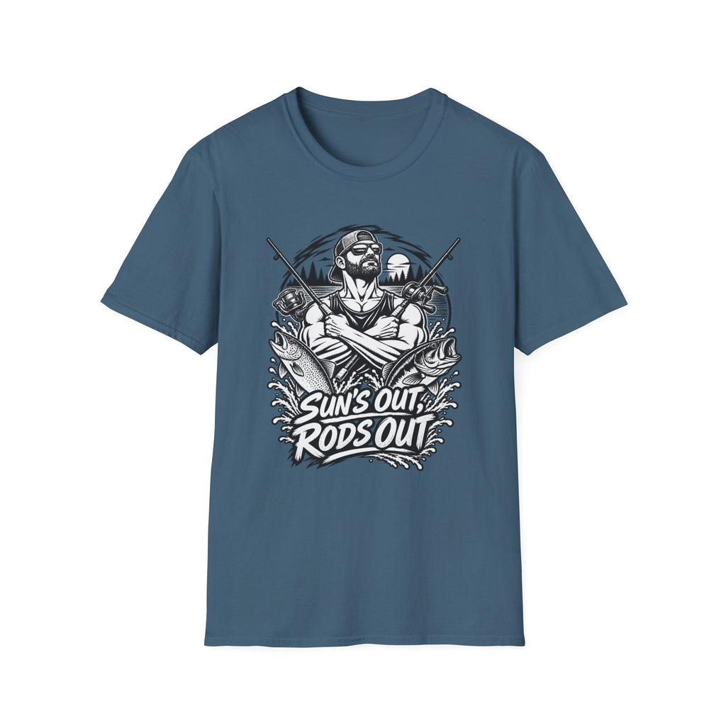 Suns Out Rods Out BW T-Shirt