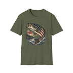 American Flag Bass T-Shirt