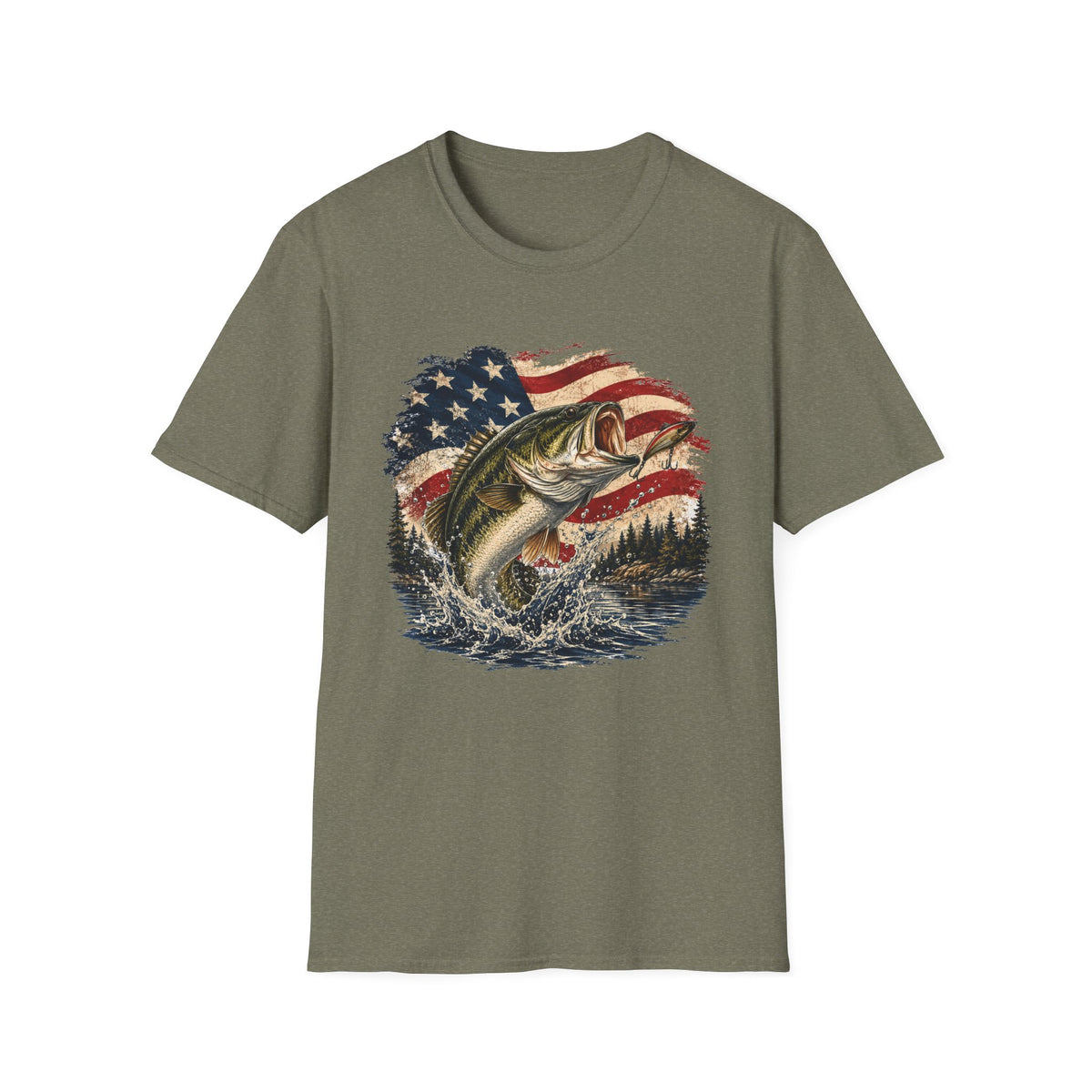 Hooked on Freedom - Bass T-Shirt