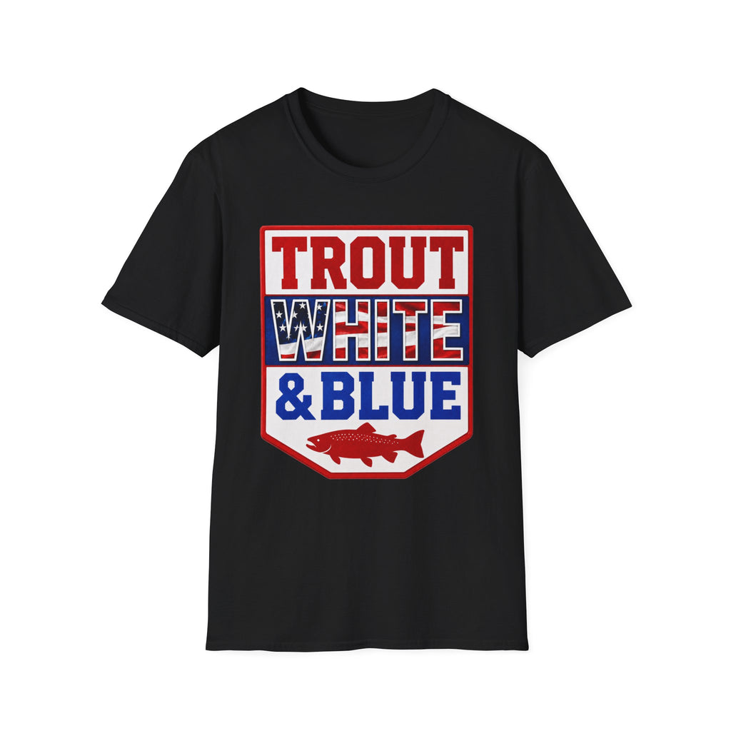 Trout White & Blue T-Shirt