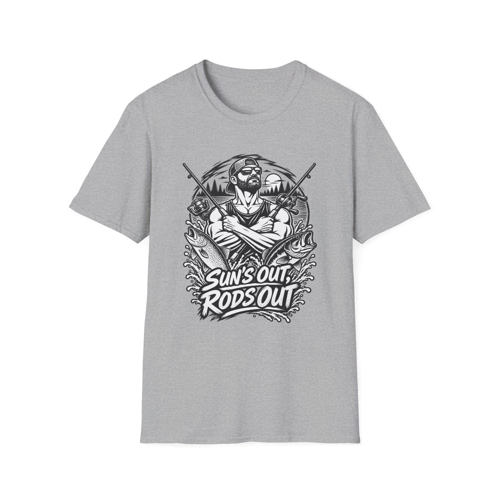 Suns Out Rods Out BW T-Shirt