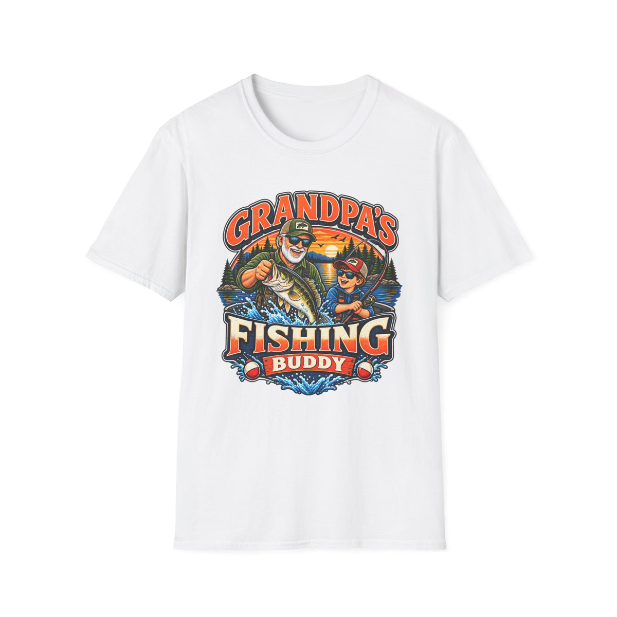 Grandpa's Fishing Buddy T-Shirt