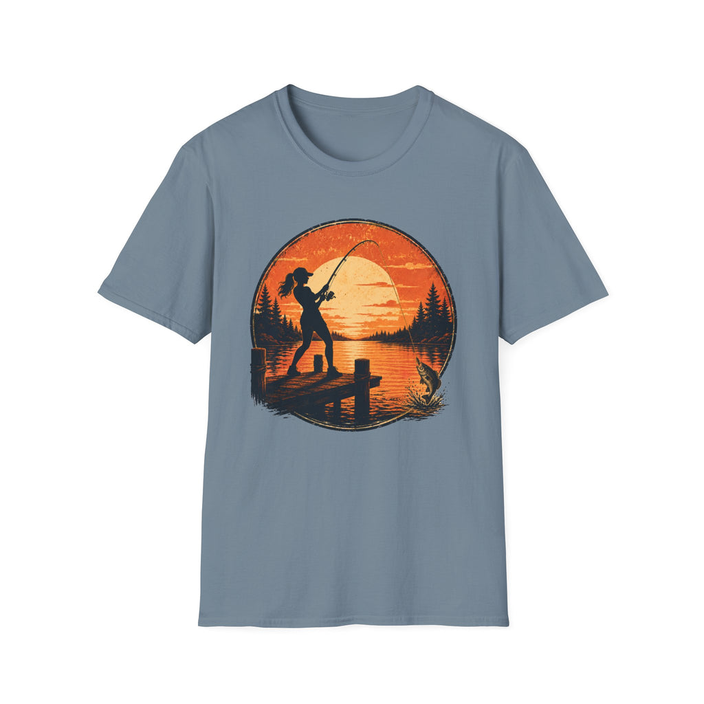 She Fishes T-Shirt