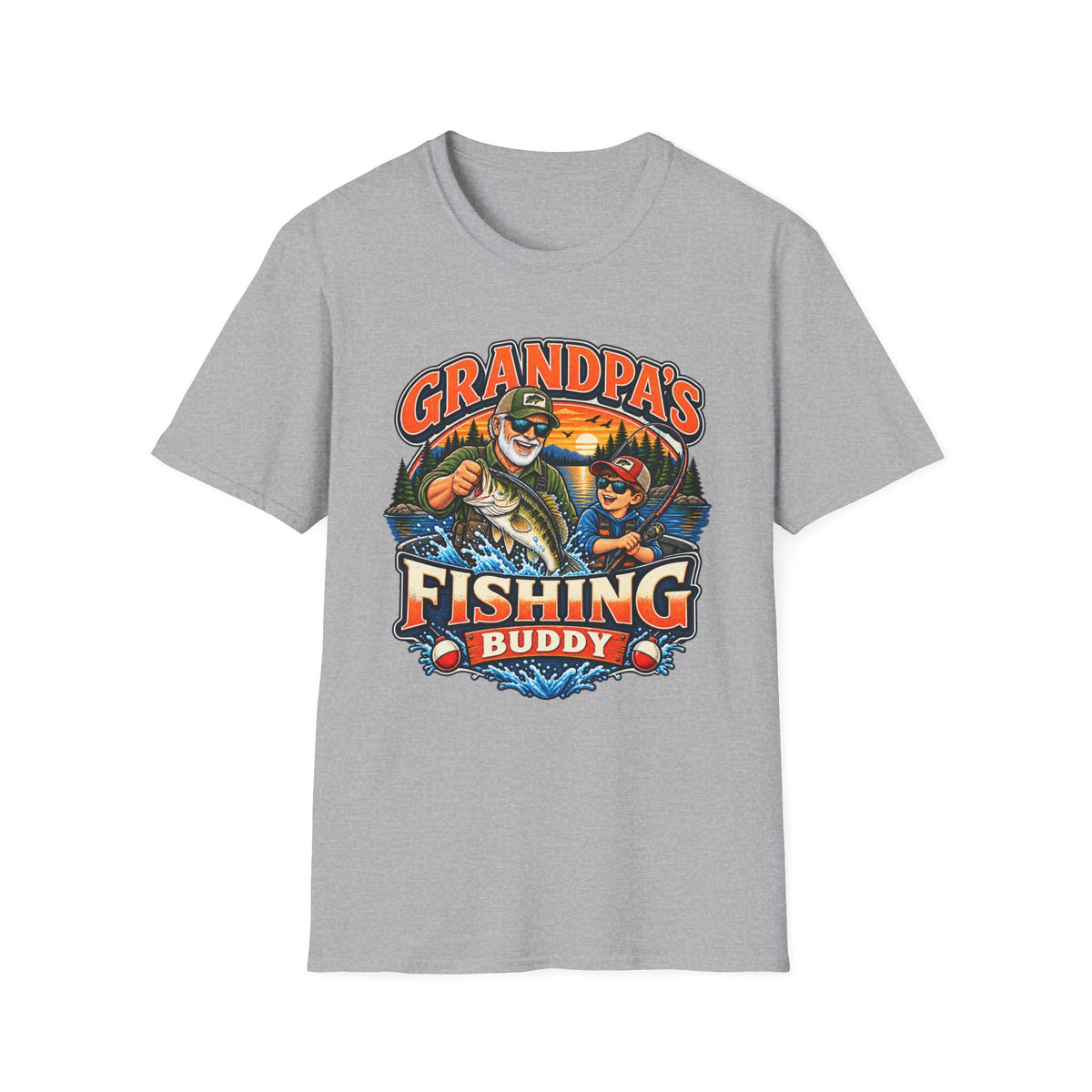 Grandpa's Fishing Buddy T-Shirt