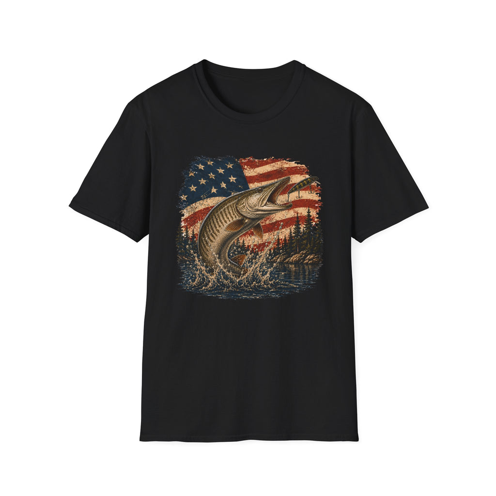 Hooked on Freedom - Musky T-Shirt