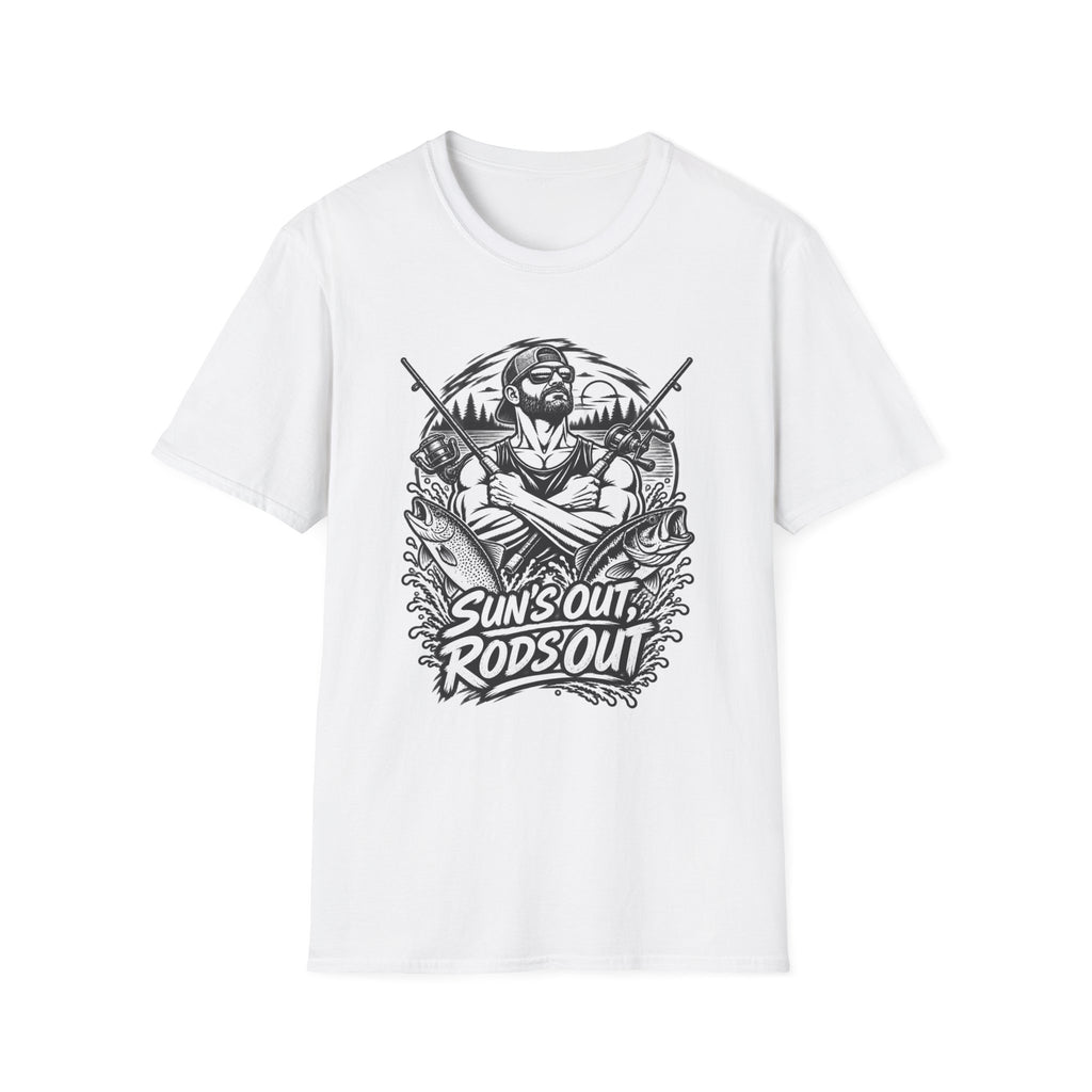 Suns Out Rods Out BW T-Shirt