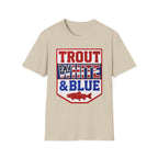 Trout White & Blue T-Shirt