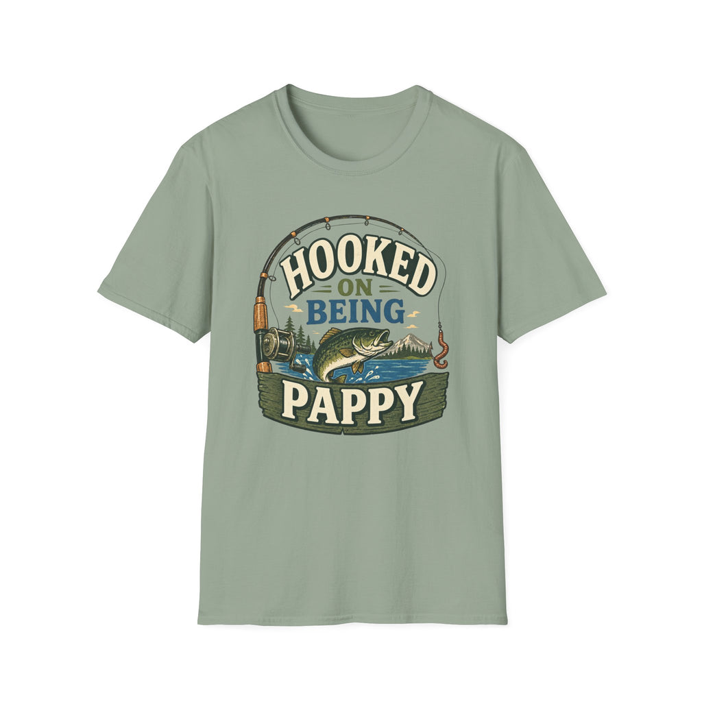 Hooked on Being Pappy T-Shirt