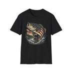 American Flag Bass T-Shirt