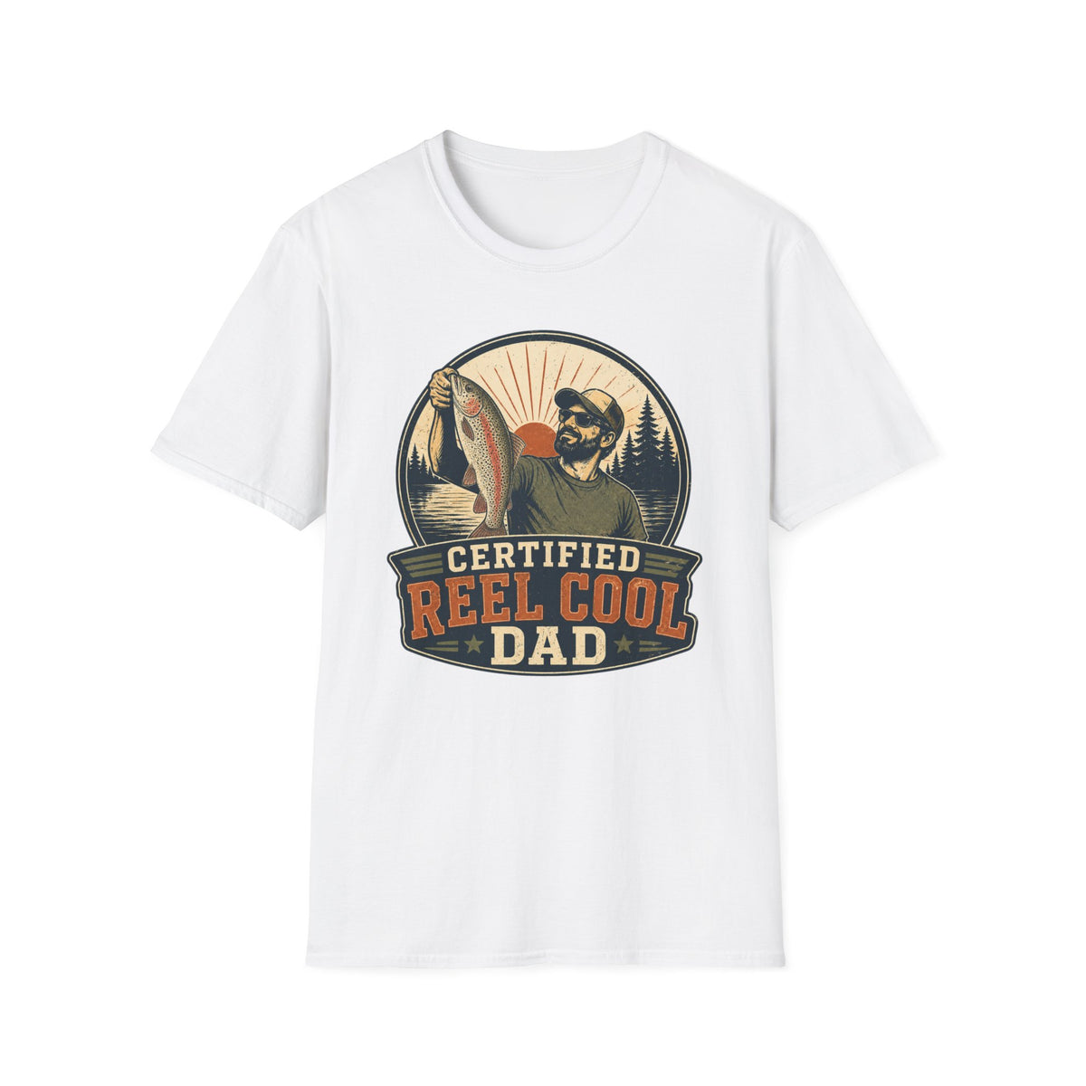 Certified Cool Dad T-Shirt - Trout