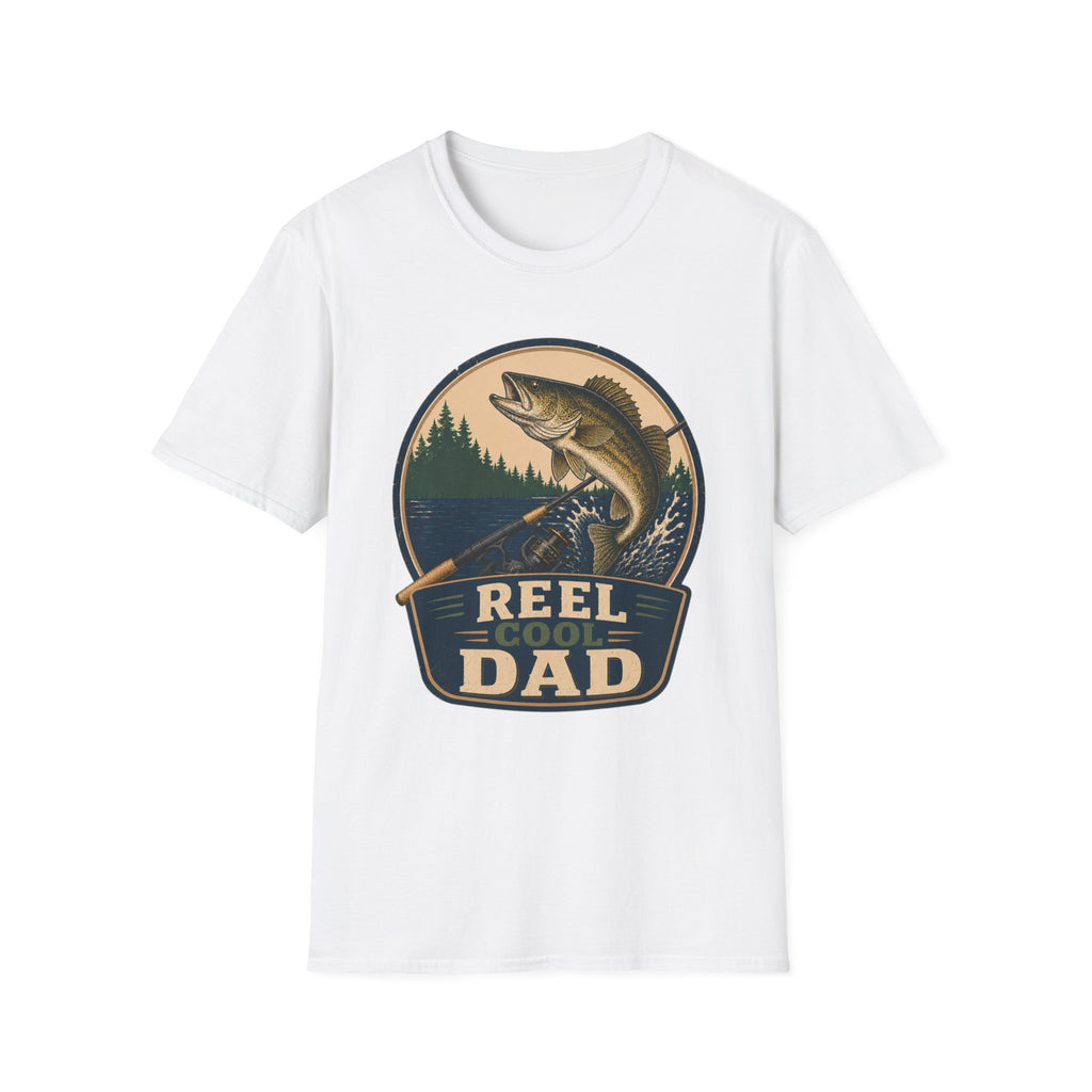 Reel Cool Dad T-Shirt - Walleye
