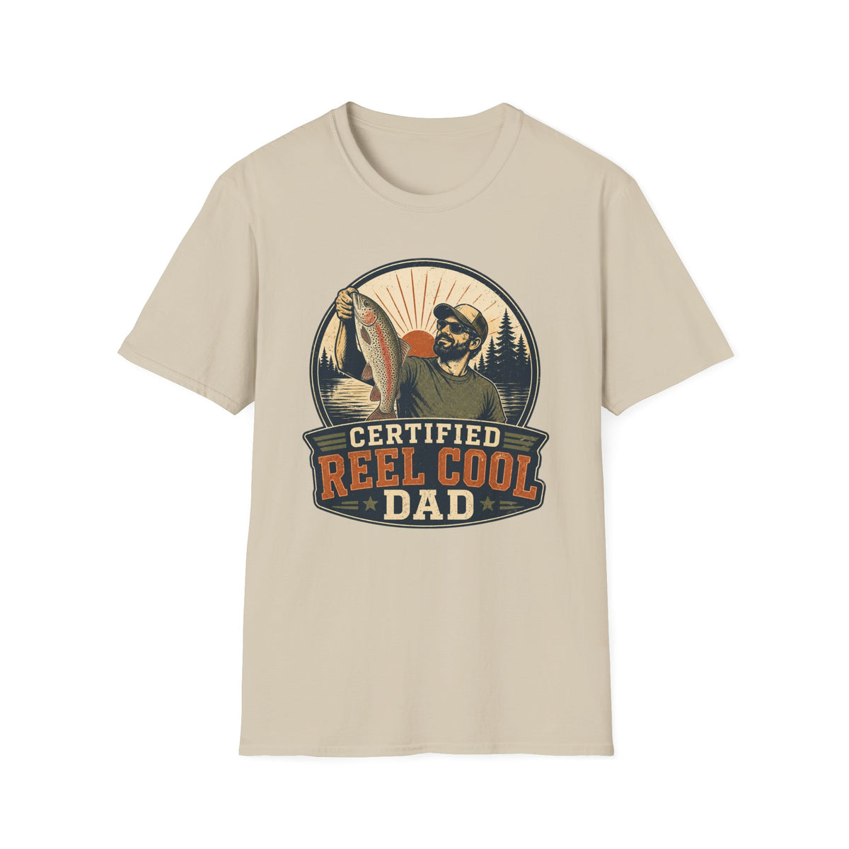 Certified Cool Dad T-Shirt - Trout