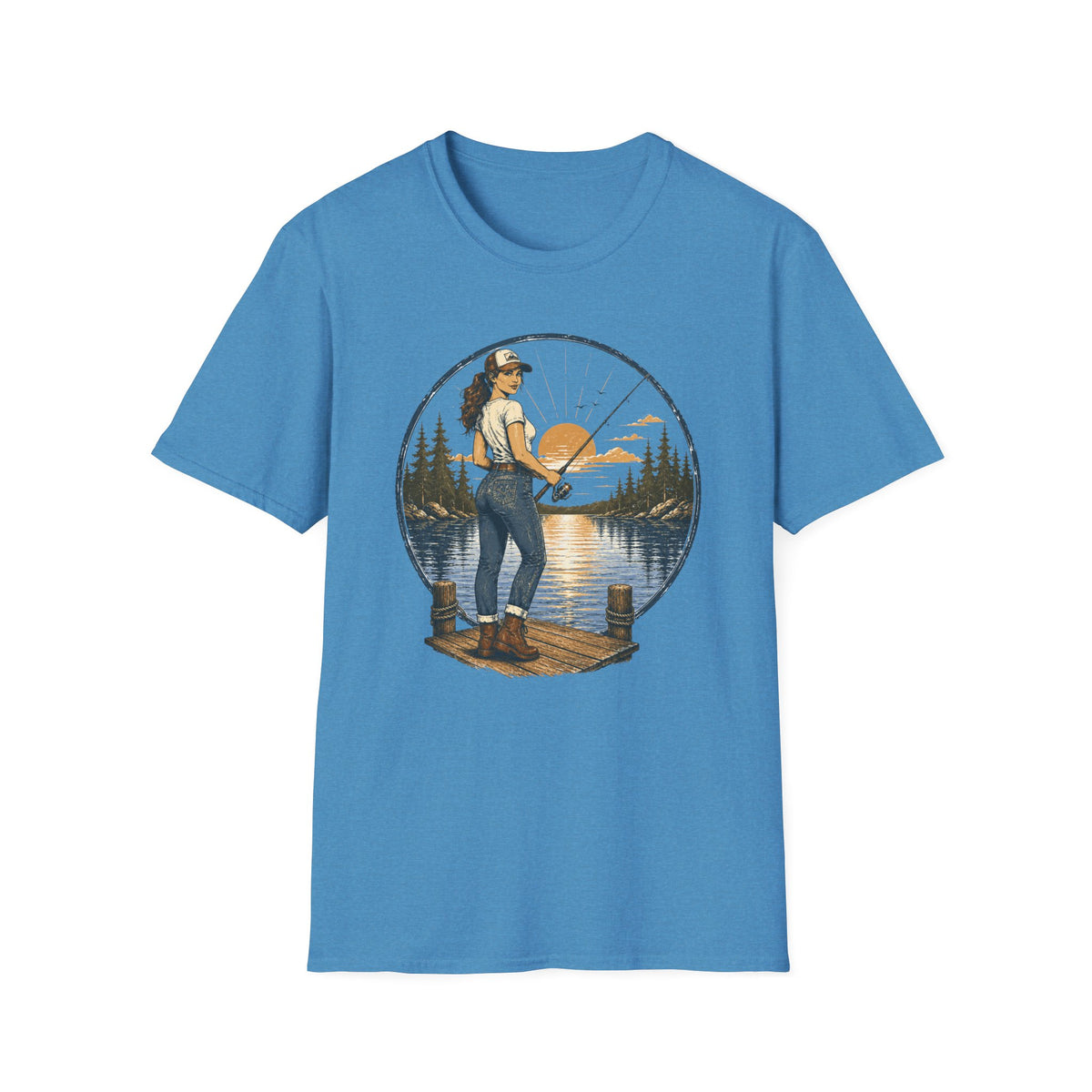She Likes Fishing T-Shirt