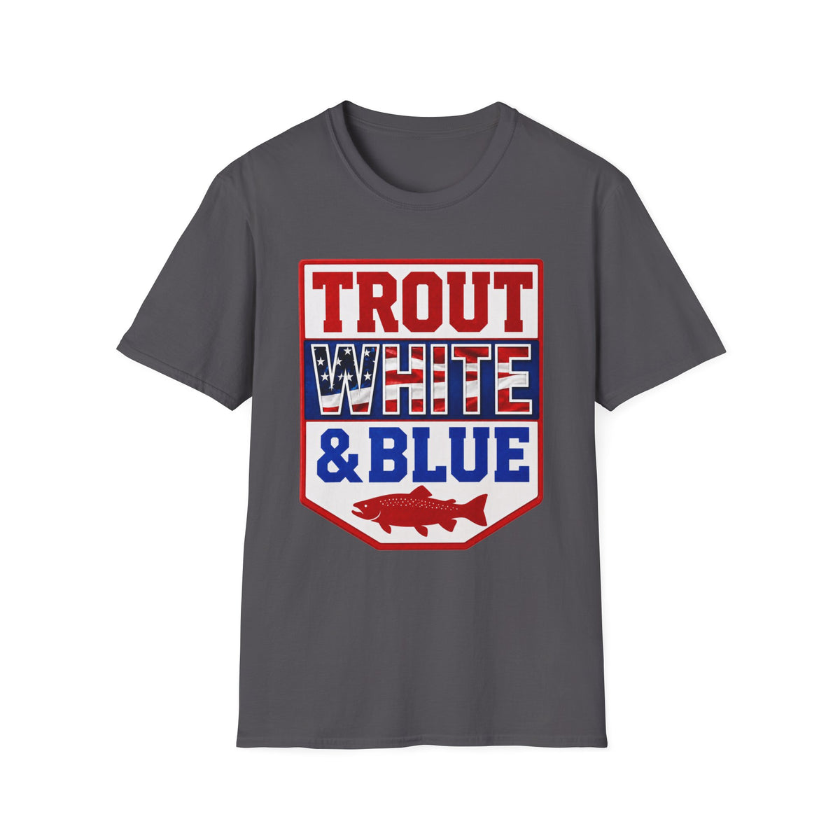 Trout White & Blue T-Shirt