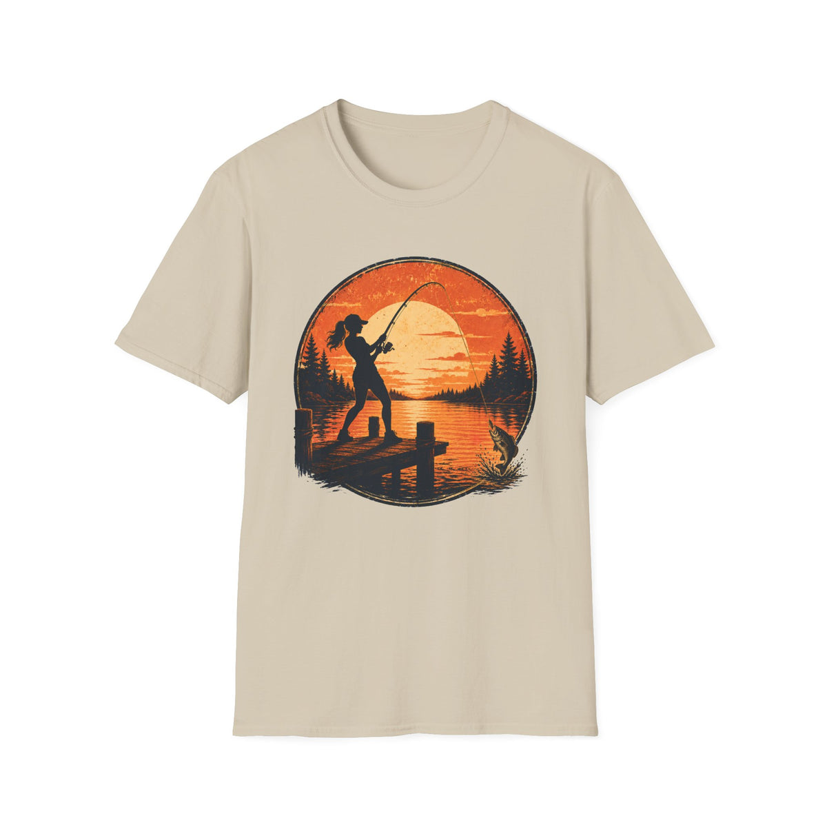 She Fishes T-Shirt