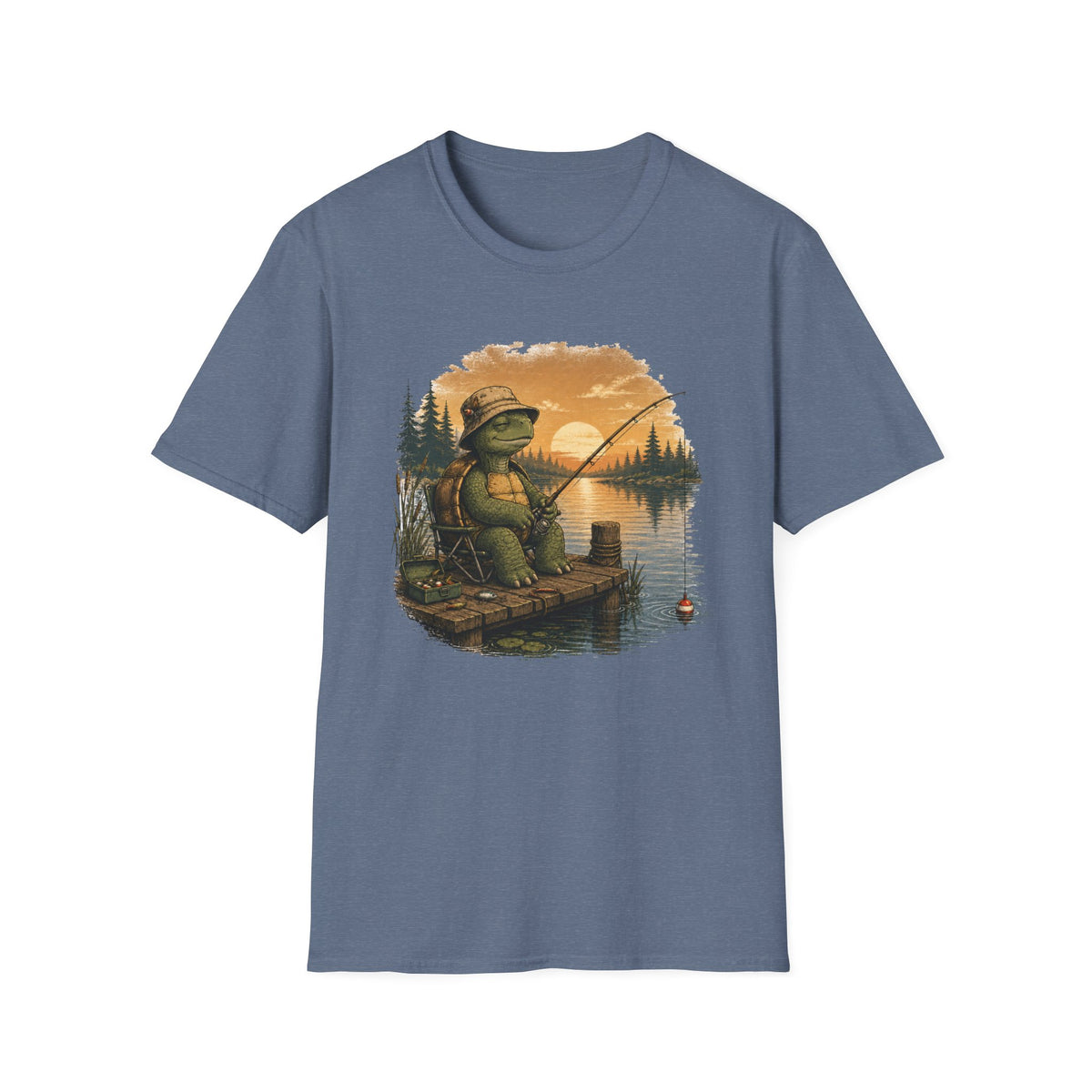 Turtle Fishing T-Shirt