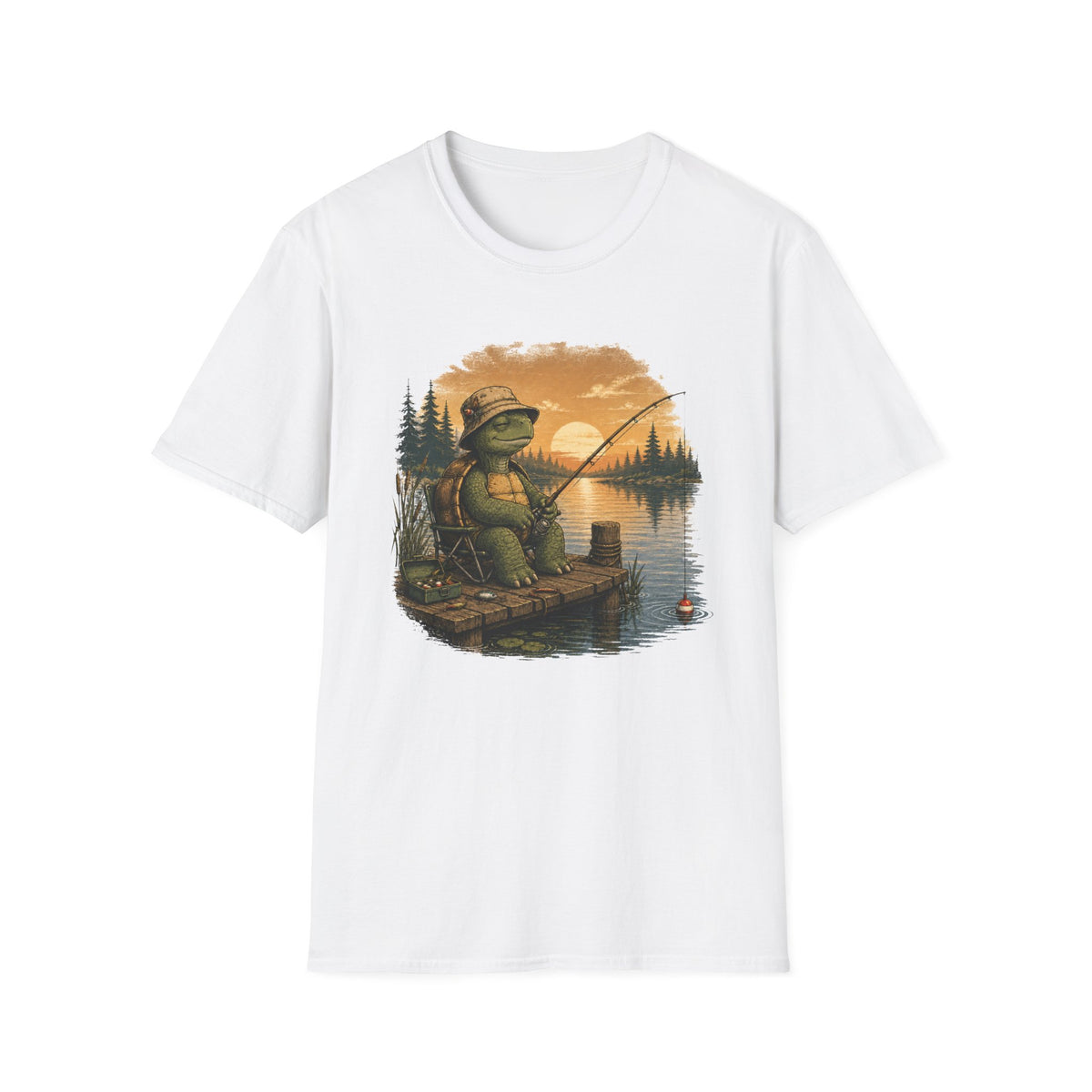 Turtle Fishing T-Shirt