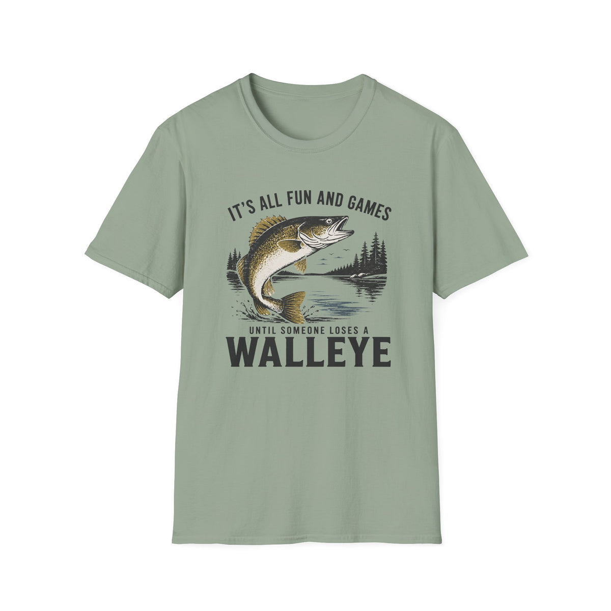All Fun & Games T-Shirt - Walleye
