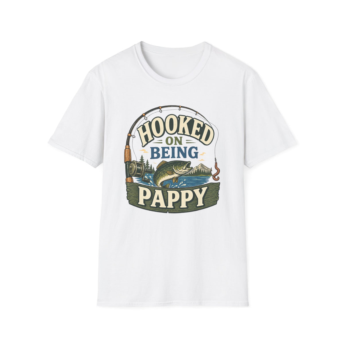 Hooked on Being Pappy T-Shirt