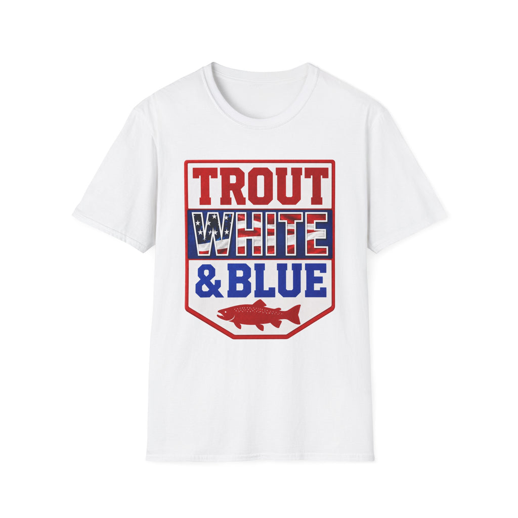 Trout White & Blue T-Shirt