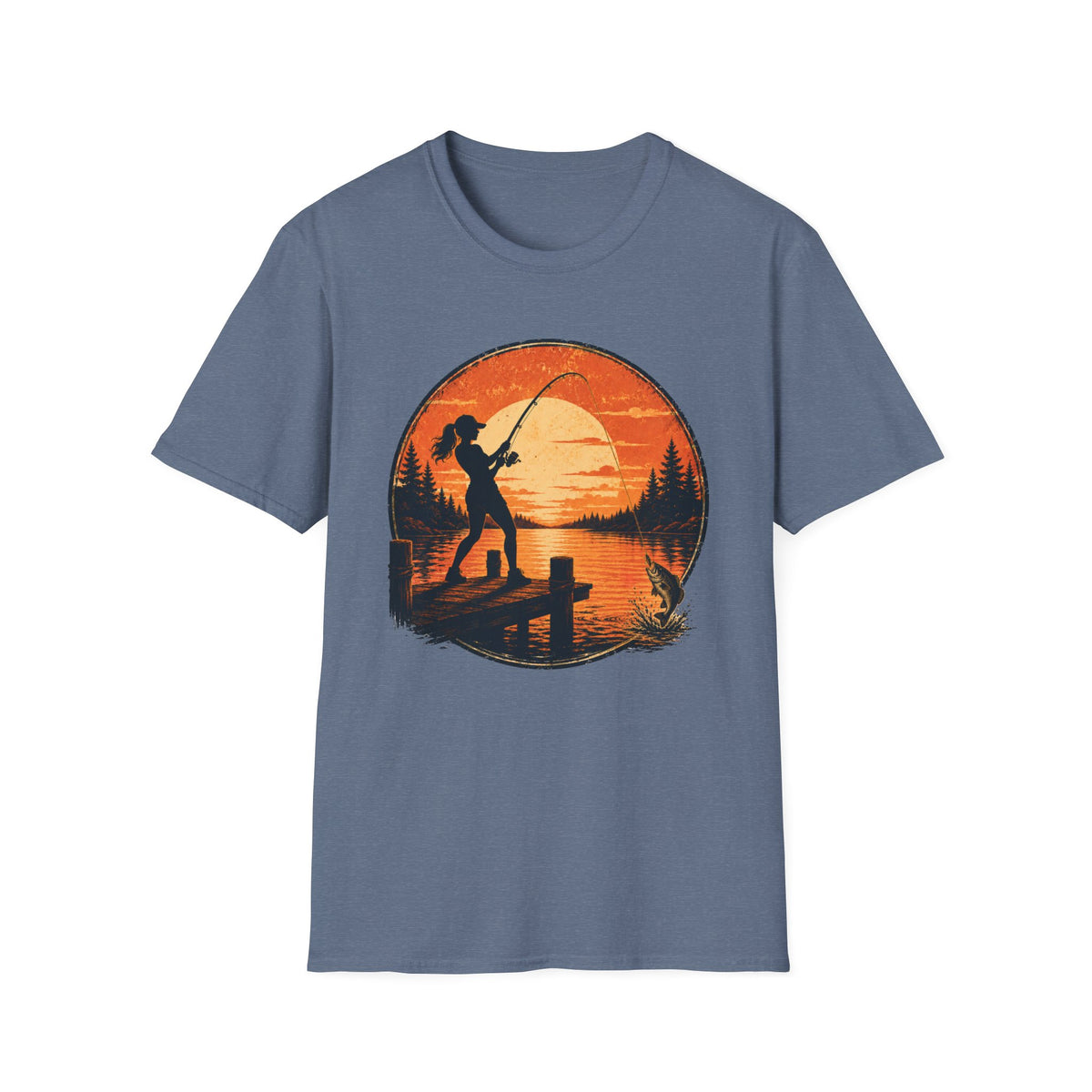 She Fishes T-Shirt