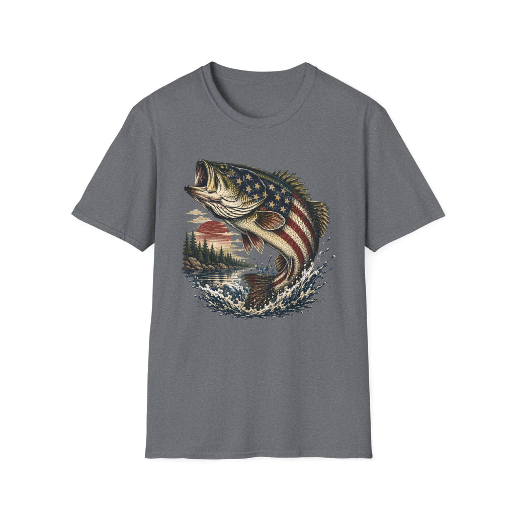 American Flag Bass T-Shirt