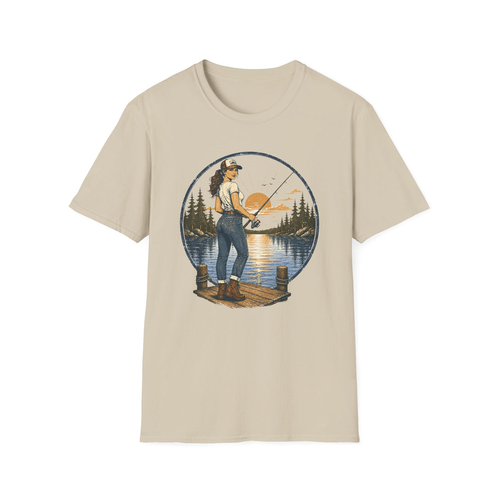 She Likes Fishing T-Shirt